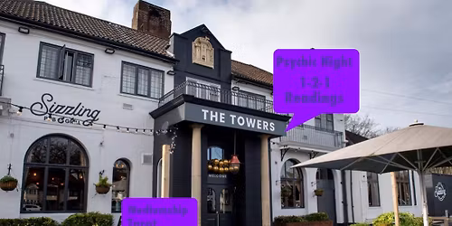 Psychic Nights One To One Readings At The Towers Inn Great Barr, Birmingham 20\/05\/2026
