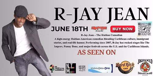 R-JAY JEAN LIVE | SNAPPERS COMEDY CLUB