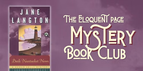September Mystery Book Club
