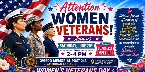 Quarterly Women Veterans Meet-Up (All Women Veterans are Welcome)