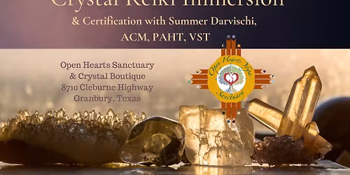 Crystal Reiki Immersion & Certification