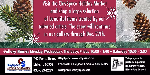ClaySpace Annual Holiday Market