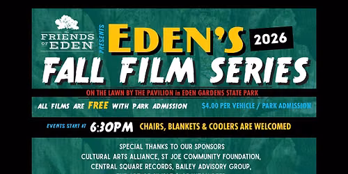 Eden's Fall Film Series -- Frogs