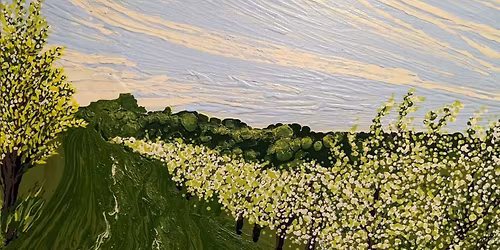 Paint and Pour Landscape