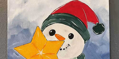 Starry Snowman Paint Night