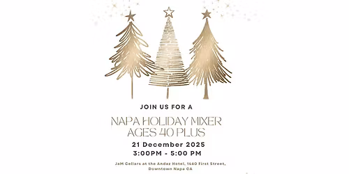 Napa HolidayMixer, ages 40+