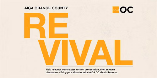 AIGA OC Revival Town Hall
