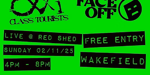 The Krayons, UTI, CXXT, Face Off - Matinee Sunday Sesh @ The Red Shed