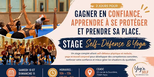 STAGE WEEK-END - SELF-D\u00c9FENSE & YOGA - OCTOBRE 2026