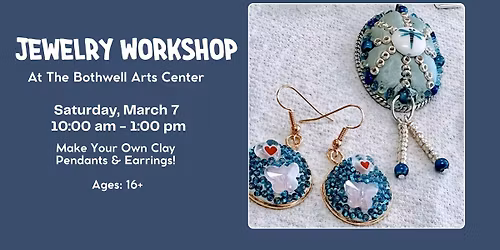 Clay Pendant & Earring Jewelry Workshop