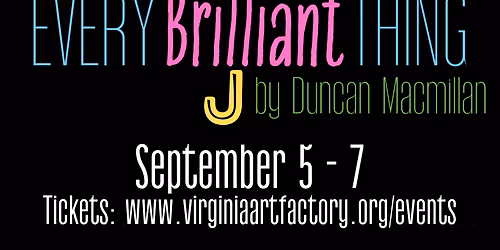 Every Brilliant Thing at Maryland Ensemble Theatre