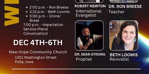 Pella Elijah & Elisha Impartation