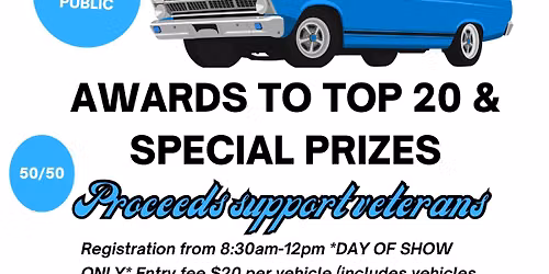 Annual Benefit Car Show and Vendor Fair