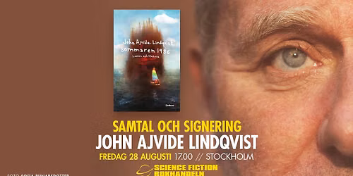 John Ajvide Lindqvist: Samtal och signering \/\/ Stockholm