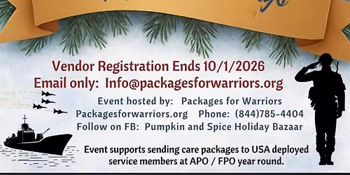 Pumpkin and Spice Holiday Bazaar