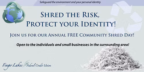 FREE Community Shred Day - Geneva Branch