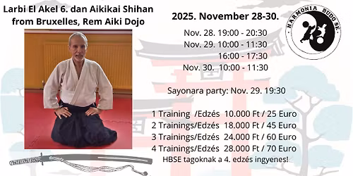 Larbi El Akel 6. dan Aikikai Shihan