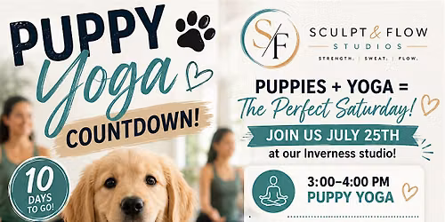 Puppy Yoga & Adoption Event