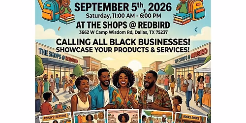 Where My Cousins At?  Community Back-to-School Event - Vendors
