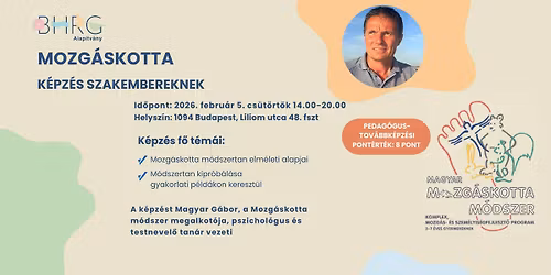 Mozg\u00e1skotta k\u00e9pz\u00e9s \u2013 gyakorlatorient\u00e1lt tov\u00e1bbk\u00e9pz\u00e9s szakembereknek 