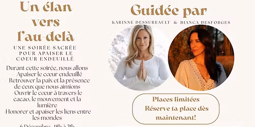 Un \u00c9lan vers l'Au-del\u00e0 : Une soir\u00e9e sacr\u00e9e pour apaiser le coeur endeuill\u00e9