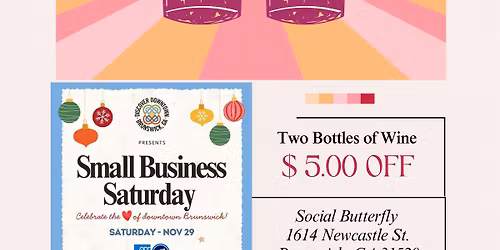 Black Friday & Shop Small Saturday- Wine Sale