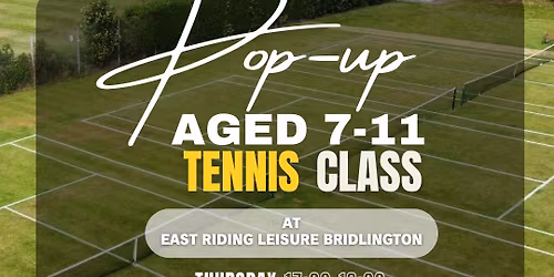 Indoor Tennis Junior aged 7 to 11