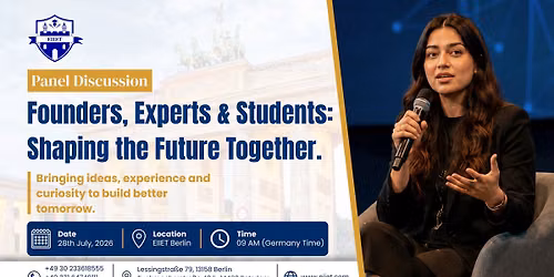 Founders, Experts & Students:  Shaping the Future Together.