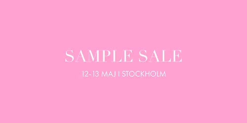 SAMPLE SALE Caroline Svedbom
