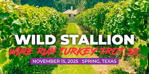 Wild Stallion Wine Run Turkey Trot 5k