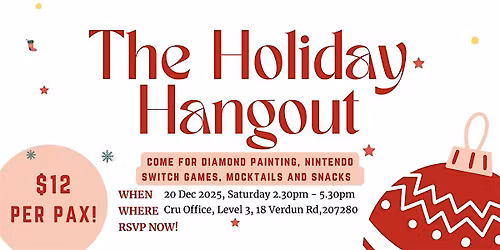 The Holiday Hangout - Young Professionals Hang! (20-40yrs old)