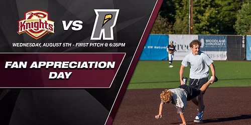 Fan Appreciation Day - Corvallis Knights vs Ridgefield Raptors 