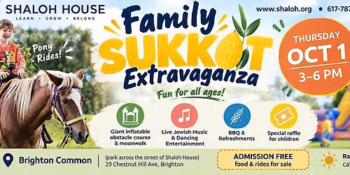 Family Sukkot Extravaganza