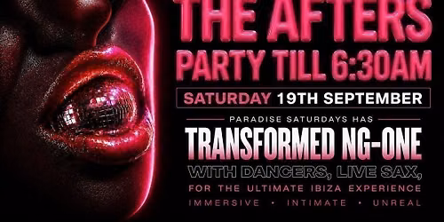 THE AFTERS have arrived at NG-ONE! \ud83d\udd25 \u00a33 TICKETS SELL OUT TONIGHT