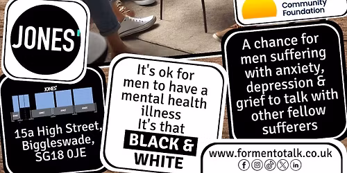 For Men To Talk - Biggleswade (Evening Session)