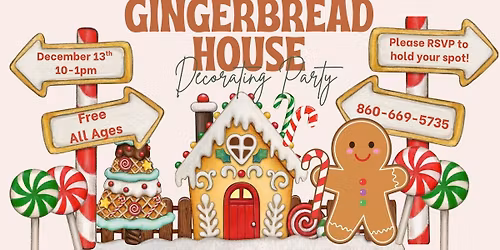 Gingerbread House Decorating Party