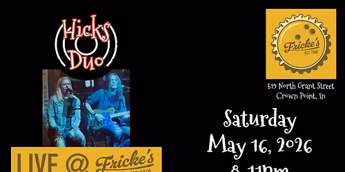 Hicks Duo at Fricke's Bar
