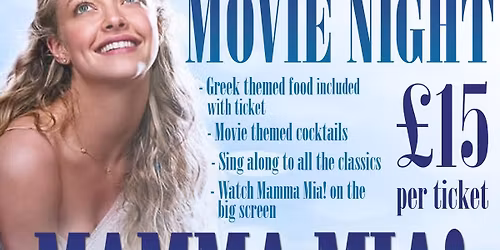 SING-ALONG movie night - MAMMA MIA