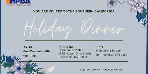 SoCal Holiday Dinner