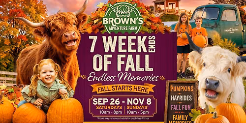 7 Weekends of Fall (Opening Weekend)