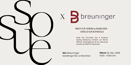 MEET FOUNDERS & DESIGNER +  STITCH YOUR INITIALS