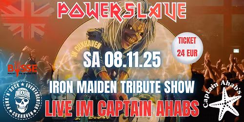 Powerslave - Hardrock & Metal Nacht im Captain Ahabs