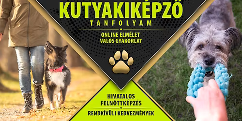KUTYAKIK\u00c9PZ\u0150 TANFOLYAM - Hivatalos feln\u0151ttk\u00e9pz\u00e9s!