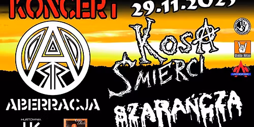 Ostatki w Cafe Lulu - Koncert Aberracja + Kosa \u015amierci + Szara\u0144cza