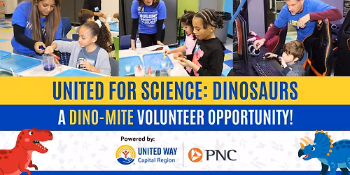 United for Science Volunteer Opportunity: Dinosaurs