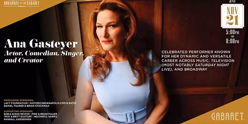 Ana Gasteyer: Actor, Comedian, Singer, and Creator