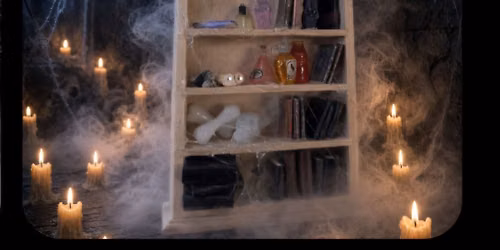 Haunted Miniature Bookshelf