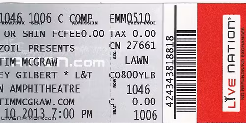 Tim McGraw West Palm Beach Tickets