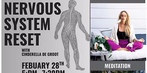 NERVOUS SYSTEM RESET WITH CINDERELLA DE GROOT