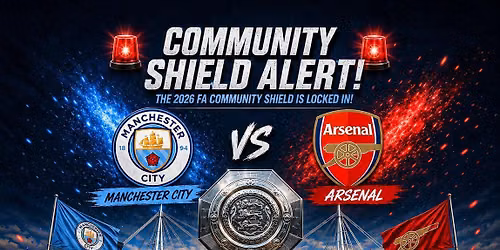 Community shield man city Vs arsenal 